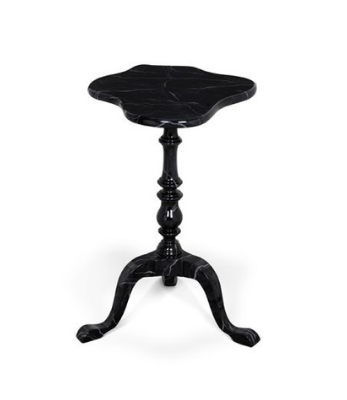 ZARAGOÇA FAUX-MARBLE SIDE TABLE