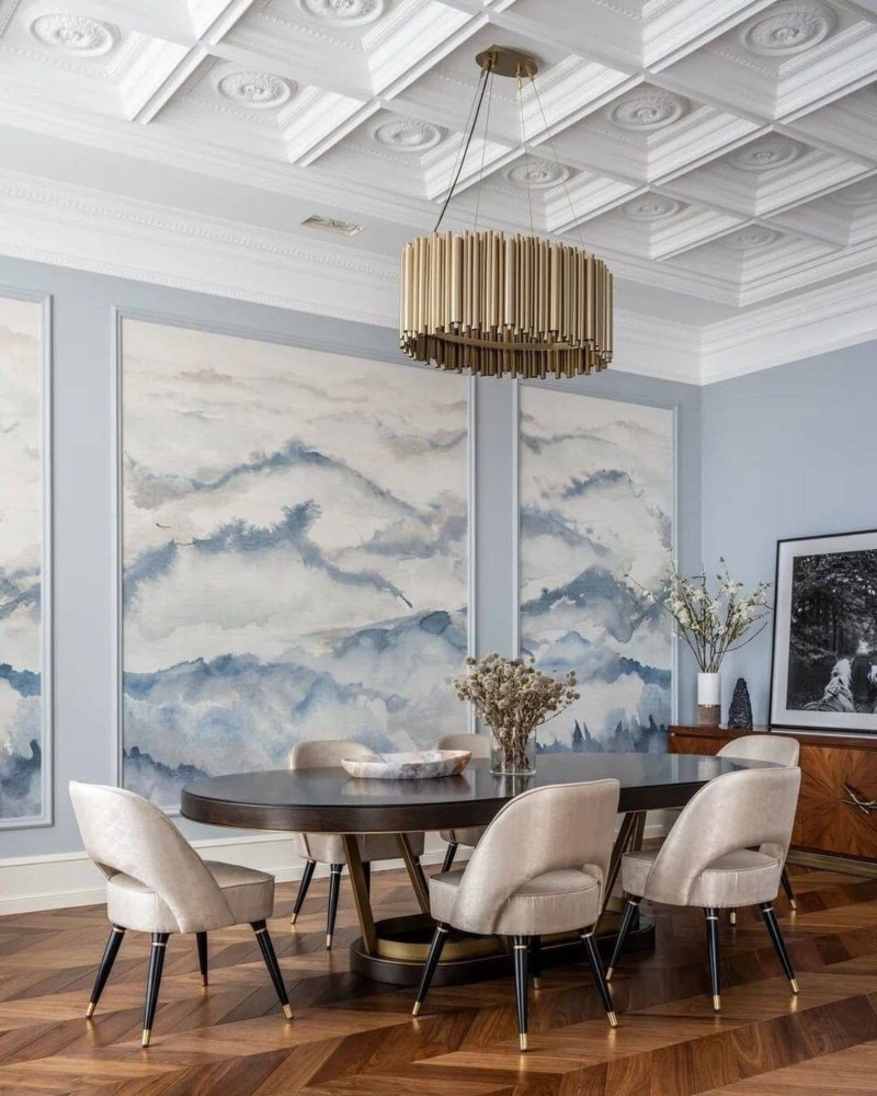 DINING ROOM IN A GORGEOUS PENTHOUSE
