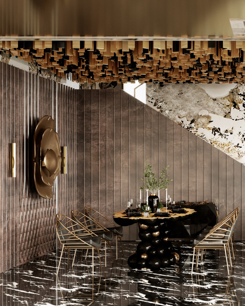 ECLECTIC DINING ROOM INSIDE AN HONG KONG TOWNHOUSE