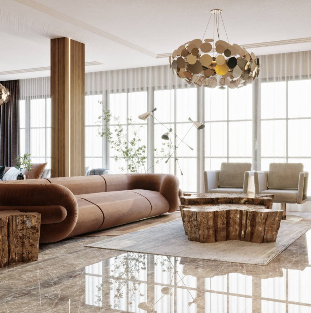 ELEGANT LIVING ROOM BY NOHA HEGAZY