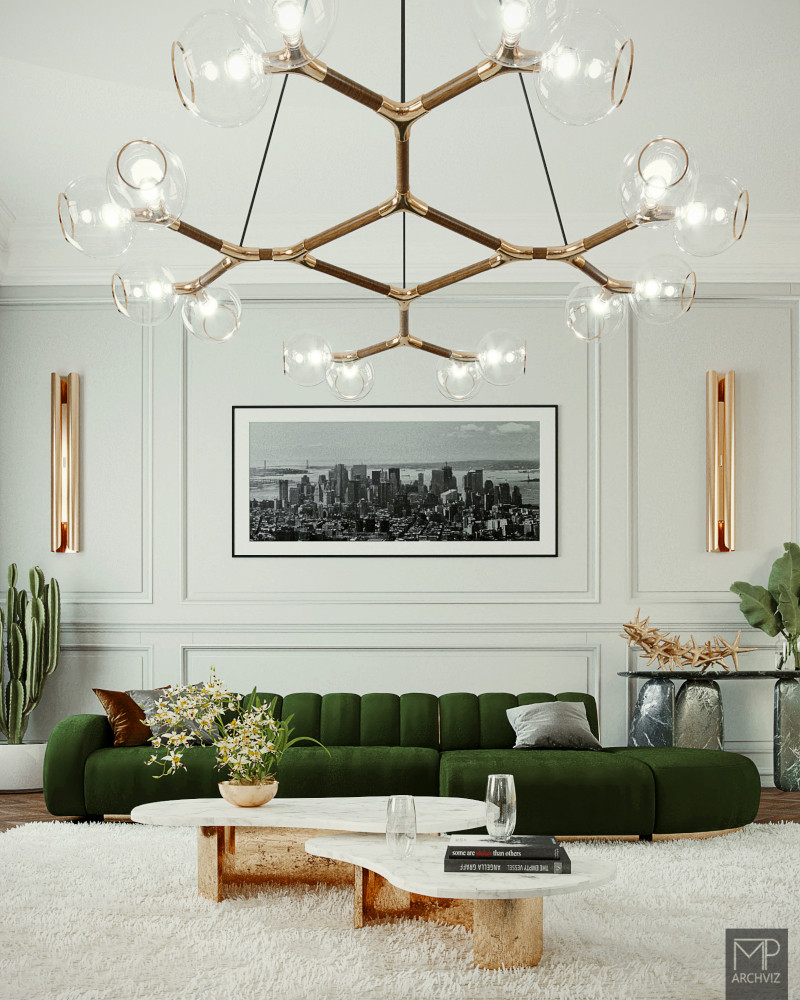 MODERN CLASSIC LIVING ROOM BY MURILLO PAOLI