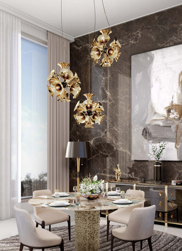 SHOW-STOPPING DINING ROOM BY COVET COLLECTION